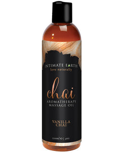 Lubricants - Intimate Earth Chai Massage Oil -Vanilla & Chai