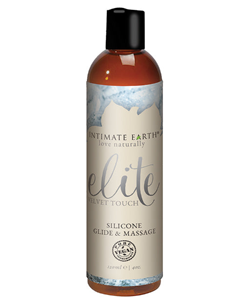 Lubricants - Intimate Earth Elite Velvet Touch Silicone Glide & Massage Oil - 120ml