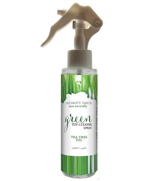 Toy Cleaners - Intimate Earth Toy Cleaner Spray - 4.2 Oz Green Tea Tree Oil