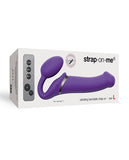 Strap Ons - Strap On Me Vibrating Bendable L Strapless Strap On - Purple