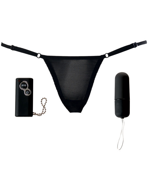 Stimulators - Love To Love Secret Vibrating Panty - Black