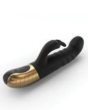 Vibrators - Dorcel G-stormer Thrusting G Spot Rabbit - Black-gold