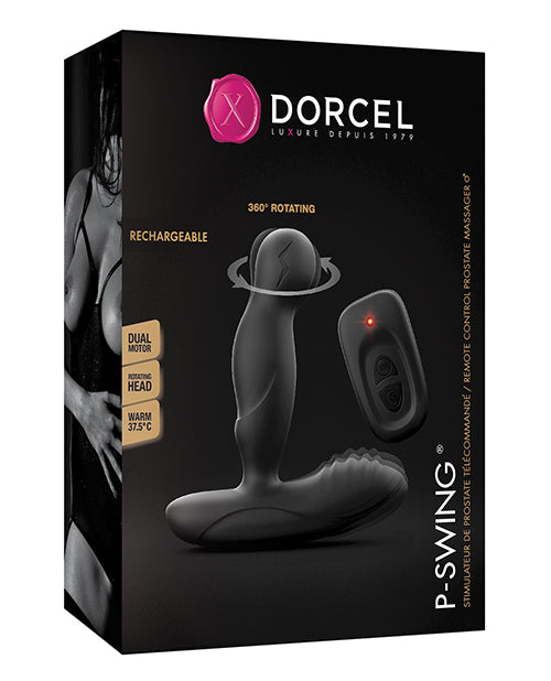 Anal Products - Dorcel P-swing Twisting Prostate Massager - Black