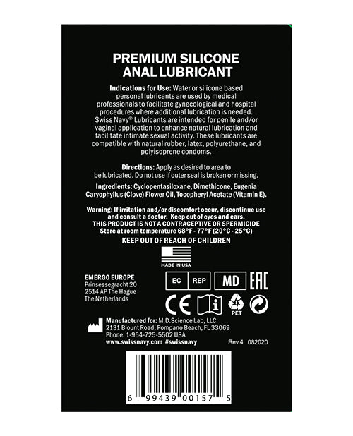 Swiss Navy Silicone Based Anal Lubricant Dildo.us Swiss Navy Silicone Based Anal Lubricant Dildo.us