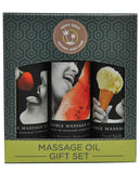 Lubricants - Earthly Body Edible Massage Oil Gift Set - 2 Oz