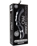 Anal Products - Nu Sensuelle Homme Rechargeable Prostate Massager - Black