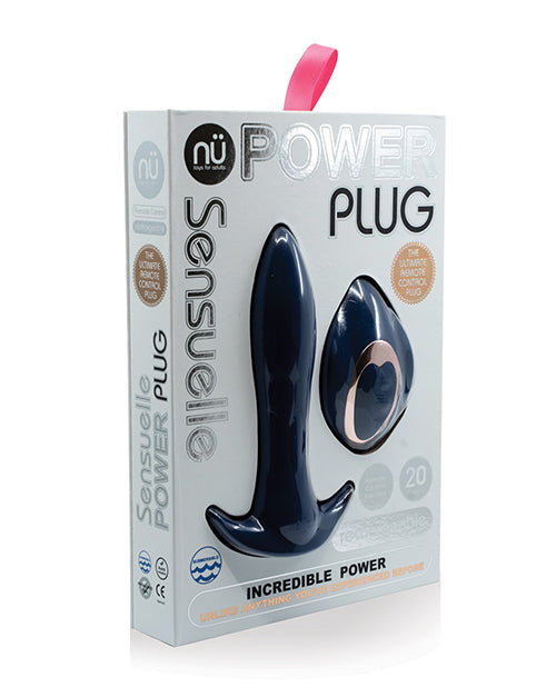 Anal Products - Sensuelle Power Plug 20 Function Remote Control Butt Plug