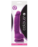 Dongs & Dildos - "Colours Dual Density 5"" Dong W/balls & Suction Cup"
