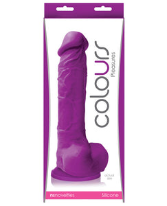 Dongs & Dildos - "Colours Pleasures 8"" Dildo W/suction Cup"