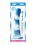 Dongs & Dildos - Colours Pleasures 8" Yum Yum  Dildo - Blue