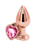 Anal Products - Rear Assets Rose Gold Heart Medium -