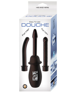 Anal Products - His & Hers Easy To Use Douche - Black
