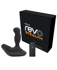 Anal Products - Nexus Revo Stealth Remote Control Rotating Prostate Massager - Black
