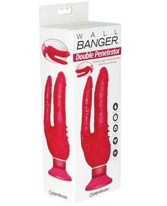 Dongs & Dildos - Wall Bangers Double Penetrator Waterproof - Pink