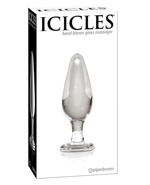 Anal Products - Icicles No. 26 Hand Blown Glass - Clear