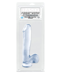 Dongs & Dildos - "Basix Rubber Works 10"" Dong W/suction Cup"