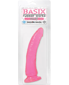 Dongs & Dildos - "Basix Rubber Works 7"" Slim Dong"