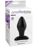 Anal Products - Anal Fantasy Collection Large Silicone Plug - Black