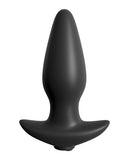 Anal Products - Anal Fantasy Collection Remote Control Silicone Plug - Black