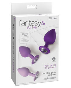Anal Products - Fantasy For Her Little Gems Trainer Set - Purple