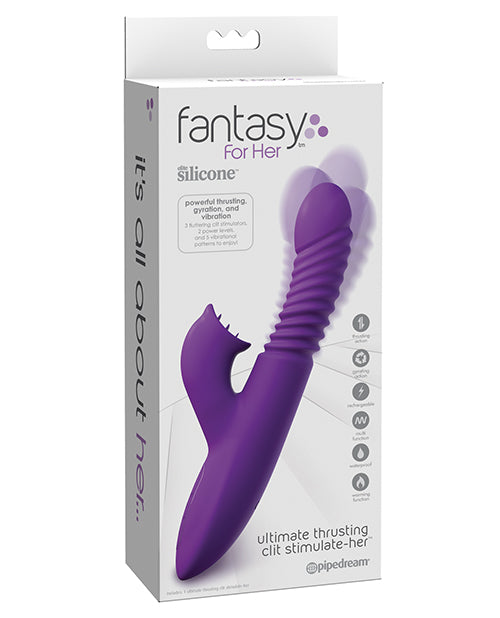 Vibrators - Fantasy For Her Ultimate Thrusting Clit Stimulate-her - Purple