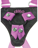 Strap Ons - Dillio 7" Strap-on Suspender Harness Set - Pink
