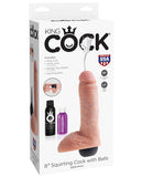 Dongs & Dildos - "King Cock 8"" Squirting Cock W/balls"