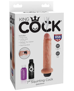 Dongs & Dildos - "King Cock 7"" Squirting Cock"