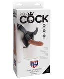 Strap Ons - "King Cock Strap On Harness W/6"" Cock"