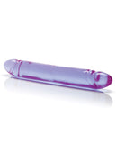 Dongs & Dildos - 12" Reflective Gel Smooth Double Dong - Lavender