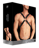 Bondage Blindfolds & Restraints - Shots Ouch Adonis High Halter - Black