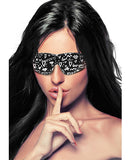 Bondage Blindfolds & Restraints - Shots Ouch Love Street Art Fashion Printed Eye Mask - Black