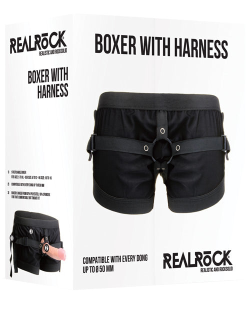 Strap Ons - Shots Realrock Boxer W-harness