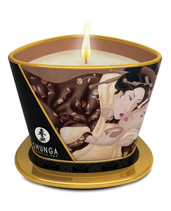 Candles - Shunga Massage Candle Excitation - 5.7 Oz Intoxicating Chocolate