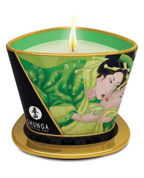 Candles - Shunga Massage Candle Zenitude - 5.7 Oz Exotic Green Tea