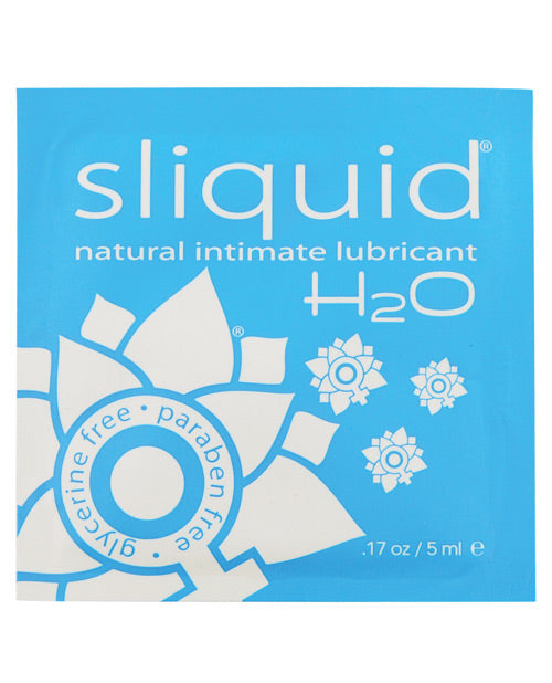 Lubricants - Sliquid Naturals H2o - .17 Oz Pillow
