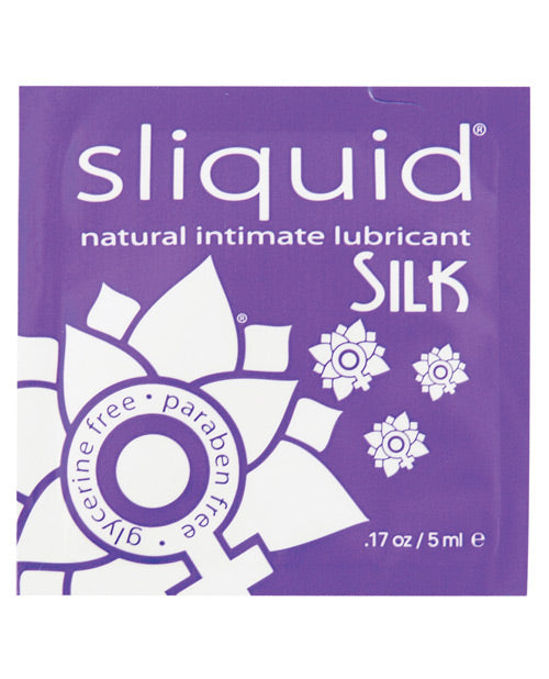 Lubricants - Sliquid Naturals Silk - .17 Oz Pillow