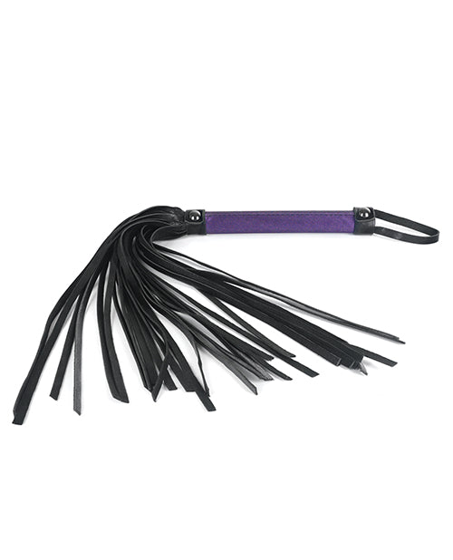 Bondage Blindfolds & Restraints - Spartacus Galaxy Legend Faux Leather Whip - Purple