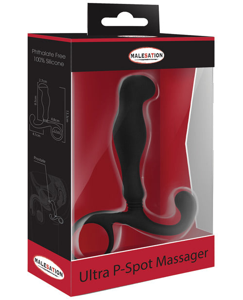 Anal Products - Malesation Ultra P Spot Massager - Black