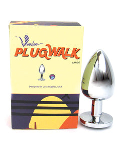 Anal Products - Voodoo Walk Large Metal Plug - Silver