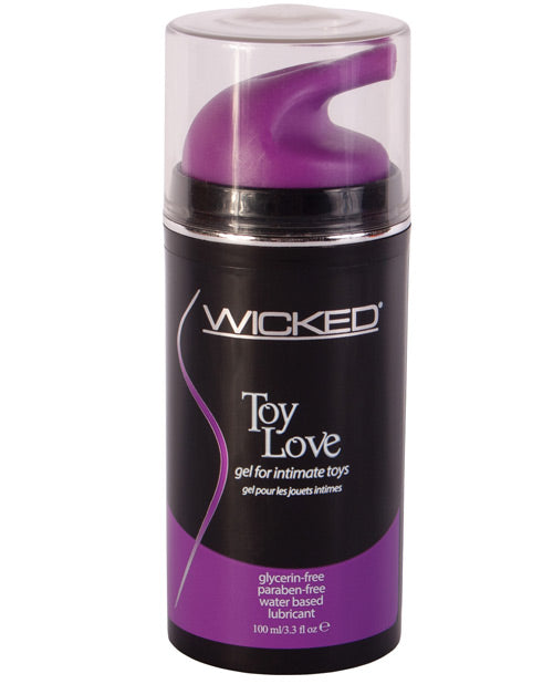 Lubricants - Wicked Sensual Care Toy Love Water Based Gel - 3.3 Oz