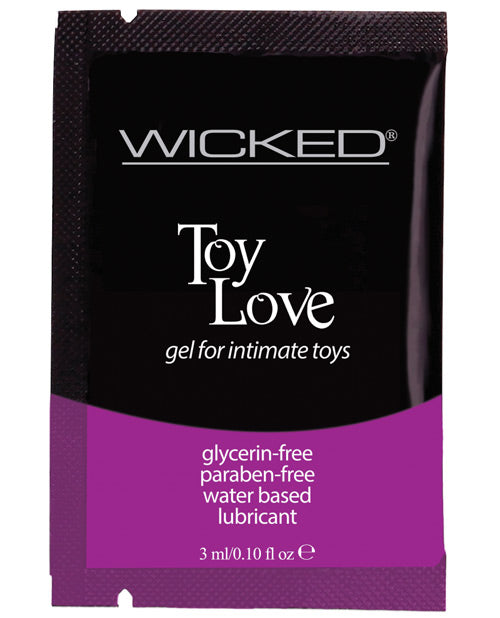 Lubricants - Wicked Sensual Care Toy Love Water Based Lubricant - .1 Oz Fragrance Free