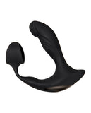 Anal Products - Zero Tolerance Strapped & Tapped Rechargeable Prostate Vibrator - Black