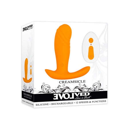 Evolved Creamsicle Rechargeable Silicone Orange