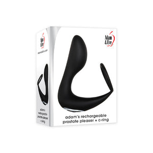 A&E Adam's Rechargeable Prostate Pleaser + C-Ring