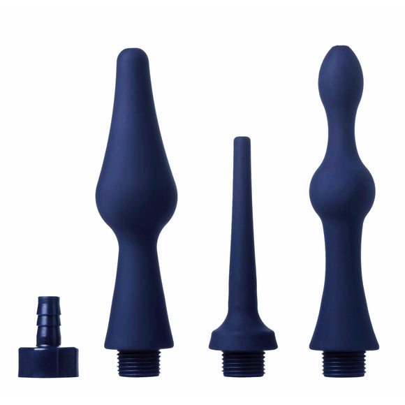 Anal Products - Universal 3 Piece Silicone Enema Attachment Set
