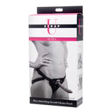 Dildoharness - Sutra Fleece-lined Strap On With Vibrator Pouch