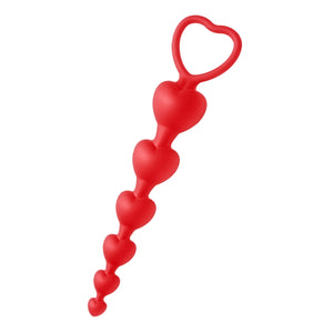Anal Products - Sweet Heart Silicone Anal Beads