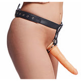 Dildoharness - Slim Leather Strap On Harness Kit With Dildo