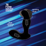 Anal Products - 7x P-gyro Silicone Prostate Stimulator With Gyrating Shaft